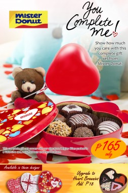 Mister Donut Valentine Gift set