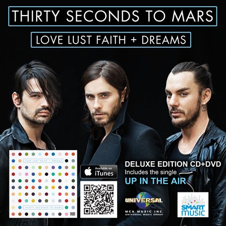 Thirty Seconds To Mars Love Lust Faith + Dreams