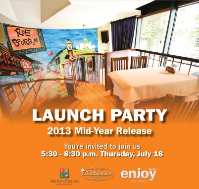 enjoy launch mid year party invite
