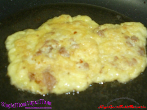 Ground Meat Omellete