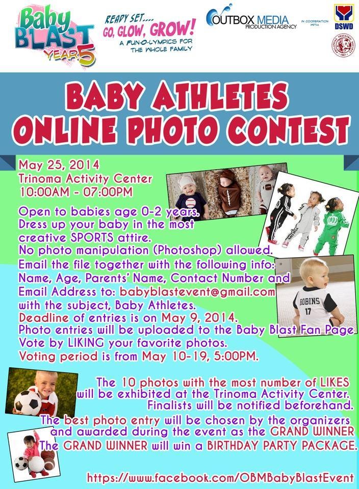 Baby Blast Athletes Online Photo Contest