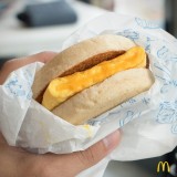 McDonalds Cheesy Eggdesal for breakfast