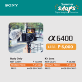 Your vlogging and content creation at home just got better with Sony Philippines’ Summer Snaps Gadget Deals