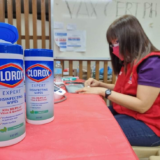 Provides Clorox Expert Disinfecting Wipes for pediatric vaccination sites