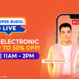 May sweldo na! Treat yourself with deals up to 50% off on budol-worthy gadgets and fan-favorite beauty brands on Shopee