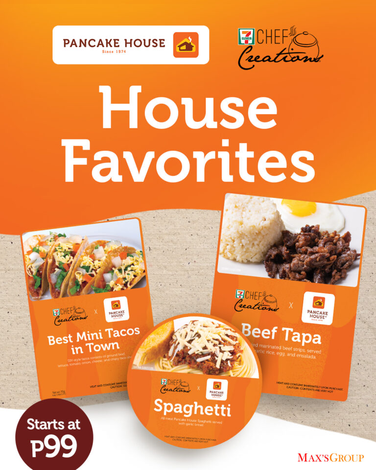 Max’s Group Brings Pancake House’s Classic Favorites at 7Eleven