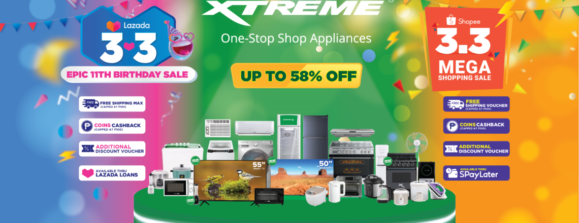 58% Discount on XTREME Appliances for the First Biggest Sale of the Year!