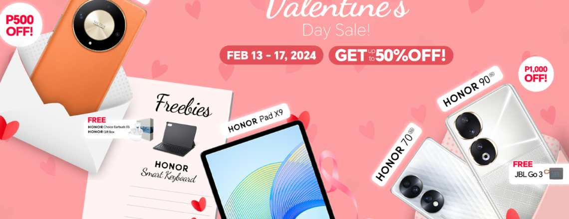 Celebrate Love Month with HONOR and Get Up to 50% Off