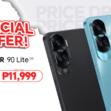 HONOR 90 Lite 5G for only Php 11,999 with a FREE Bluetooth Speaker worth Php 1,999 until supplies last!