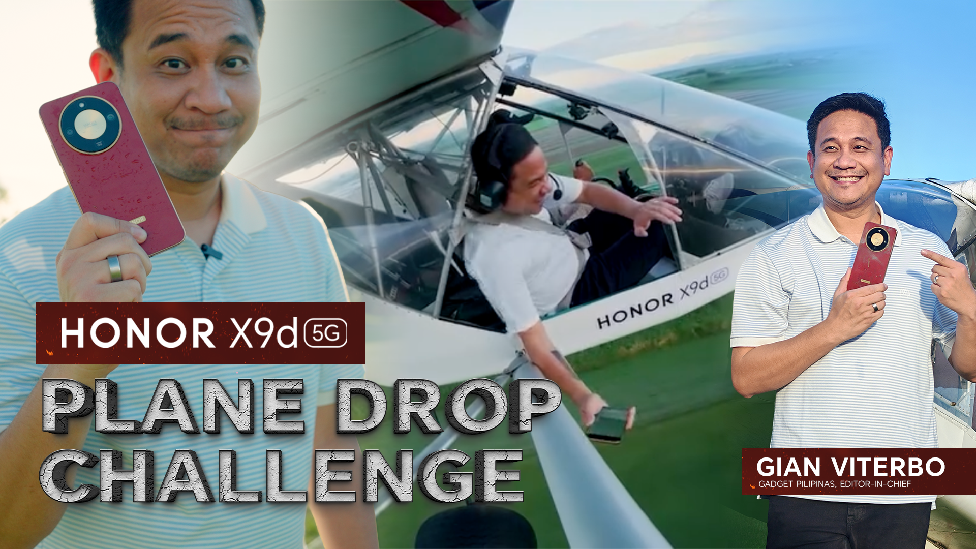 Can It Survive? Gadget Pilipinas’ Gian Viterbo Takes on the HONOR X9d 5G Ultimate Plane Drop Challenge