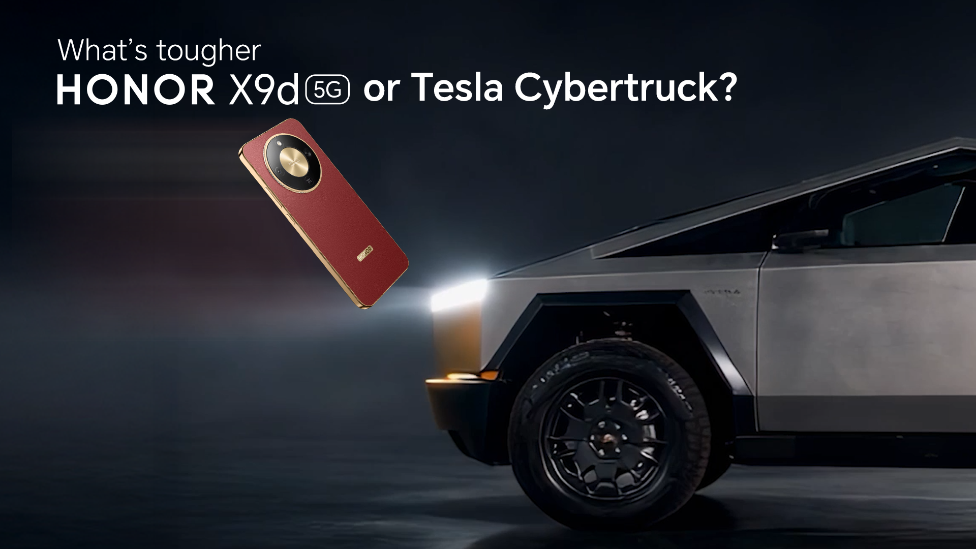 The Toughest Phone HONOR X9d 5G vs. Tesla Cybertruck: Which is Tougher?