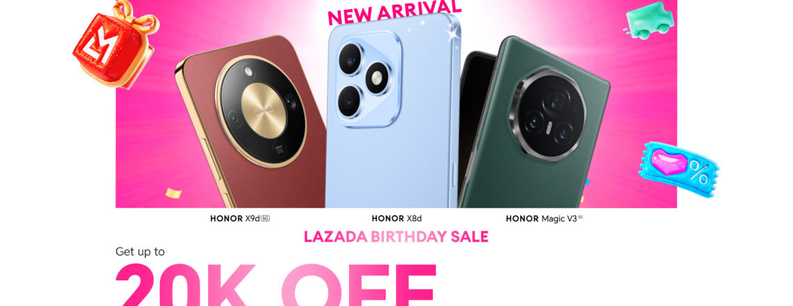 HURRY: Save Up to Php 20,000 on HONOR Products This Lazada Birthday Sale!
