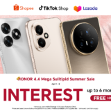 HONOR Kicks Off 4.4 Mega Sulitipid Summer Sale with 0% Interest Deals and FREE Tablet Giveaway 