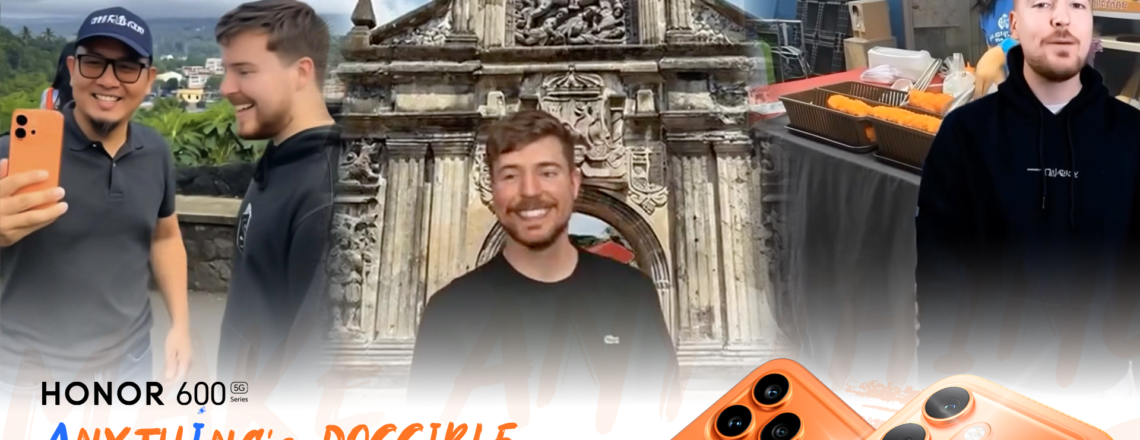 MrBeast “Arrives” in the Philippines with the Power of HONOR 600 AI